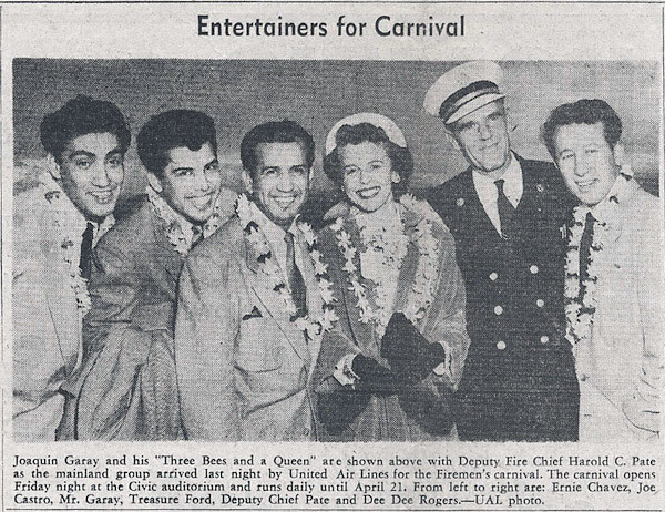 Ad in Honolulu Star-Bulletin for 3 Bees and a Queen